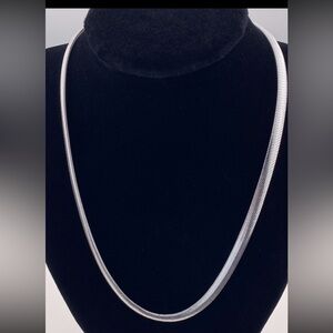 18” 925 Solid Sterling Silver Snake 8mm 16gram